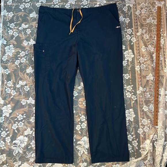 Carhartt Force Liberty Scrub Pants Navy Straight Leg Medical - Picture 2 of 8